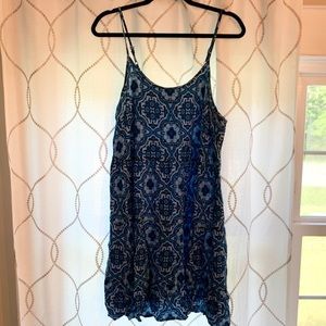 Blue Slip Dress